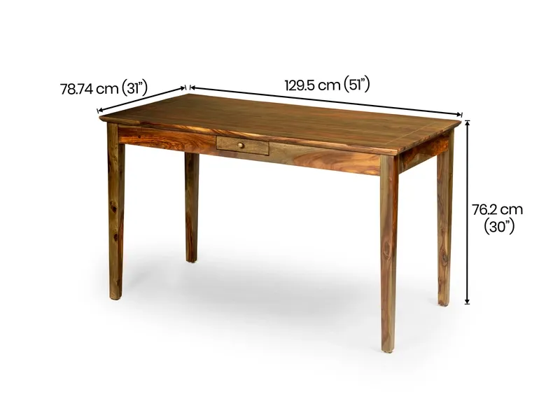 Belle Solid Wood 4 Seater Dining Set